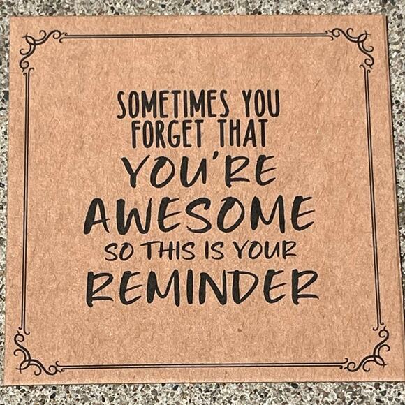 Stone Bracelet New You are Awesome Positive Affirmation Stretches Gift Present - Picture 3 of 3